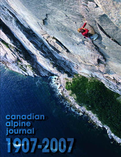 Canadian Alpine Journal 2007 cover